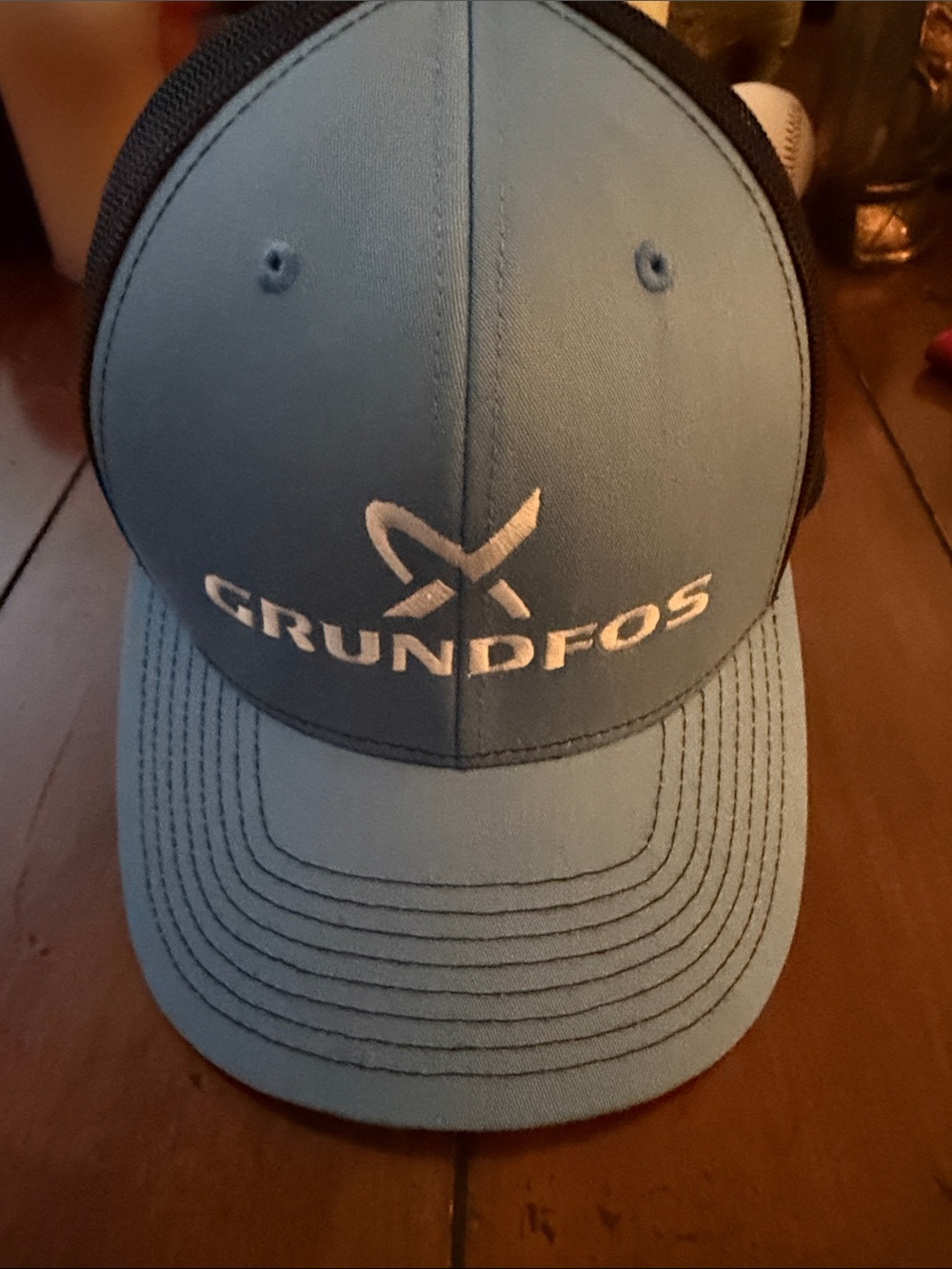 Blue Trucker Cap - Men's Casual Mesh Hat